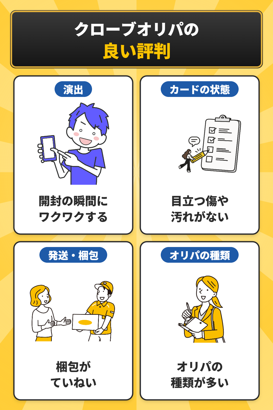 クローブオリパの良い評判の口コミ