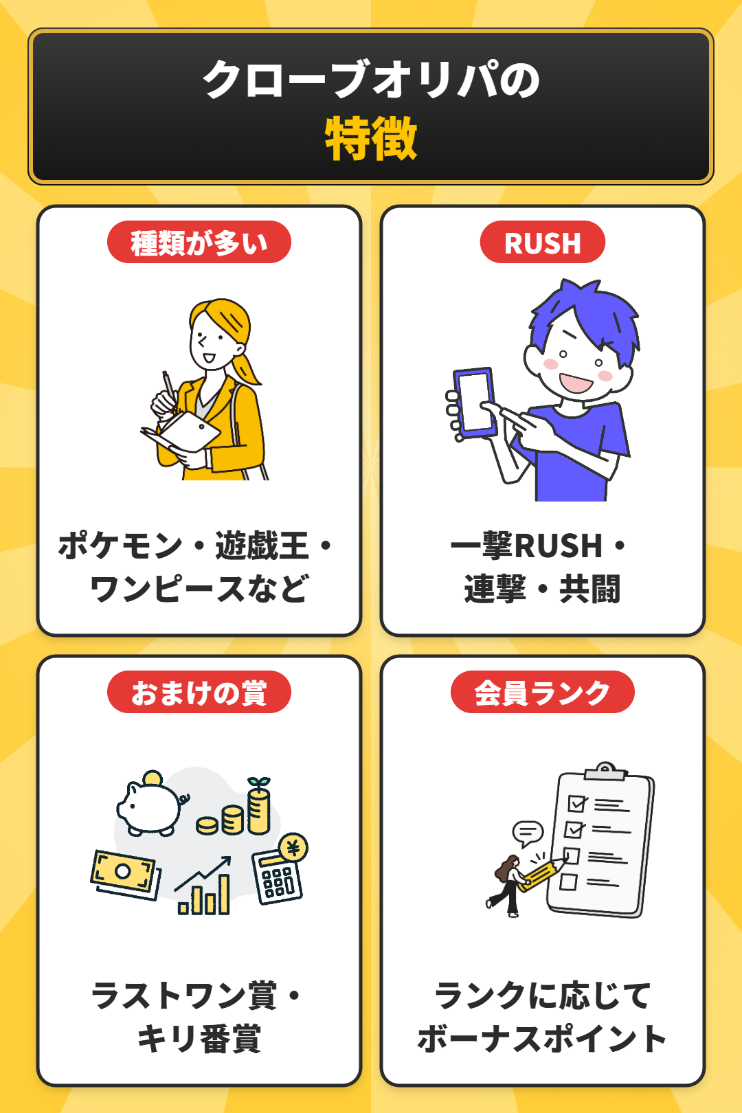クローブオリパの特徴