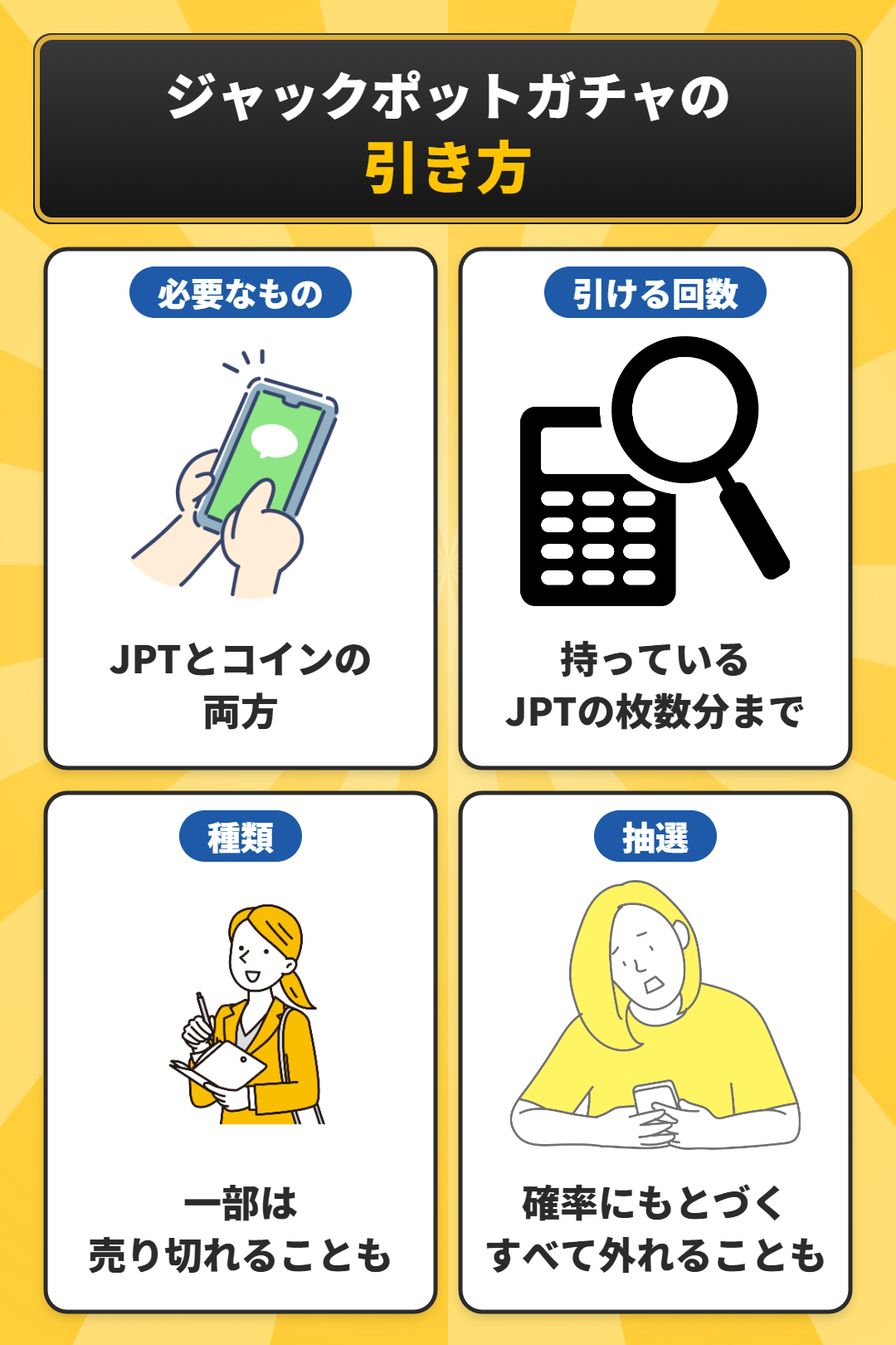 オリパワンのジャックポットガチャの引き方